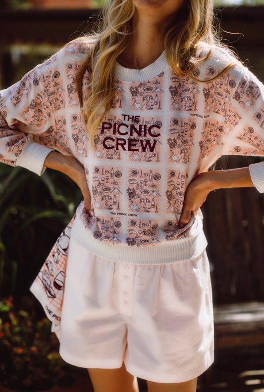 "Picnic Crew" Cozy Top