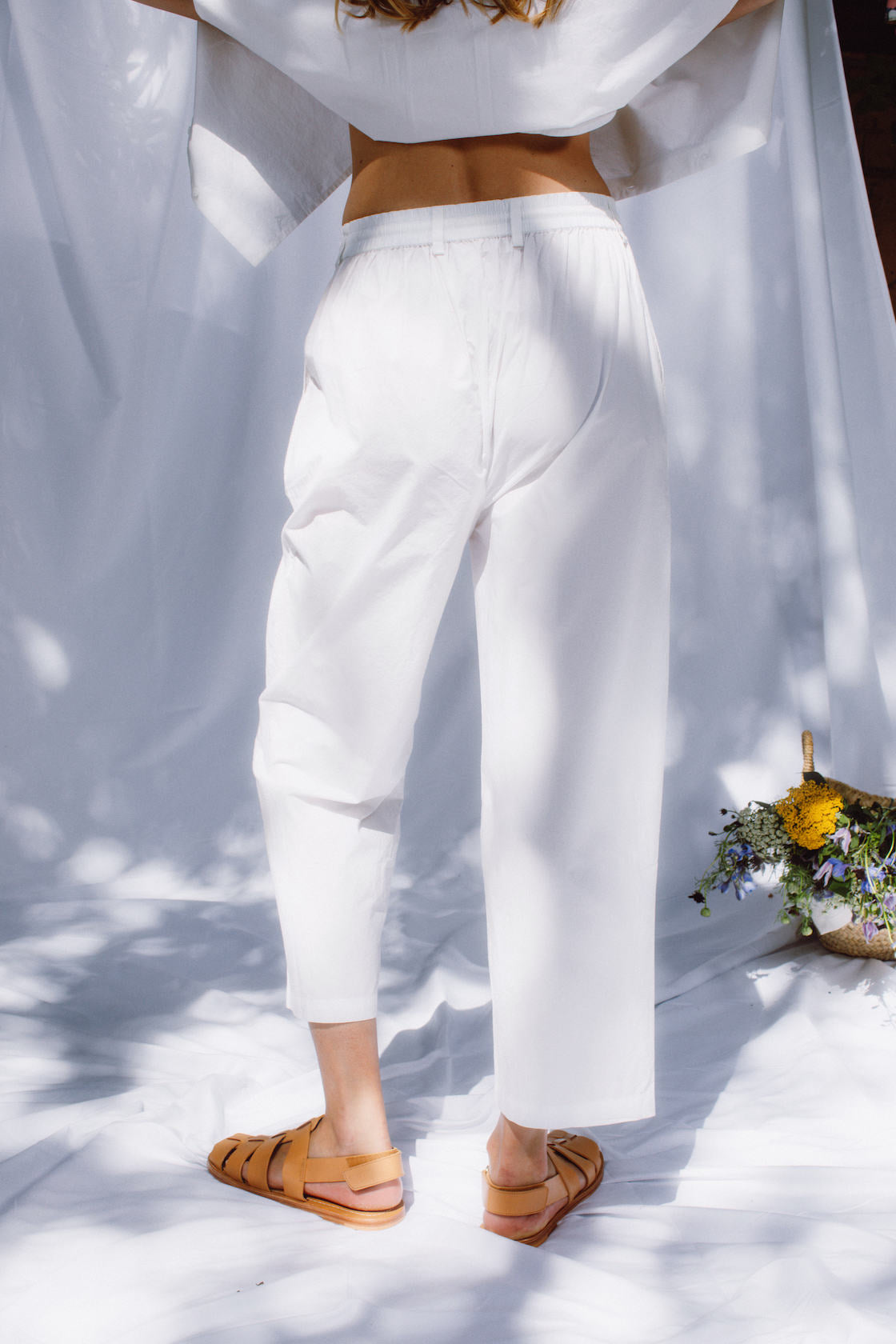 Poplin Drawstring Pant