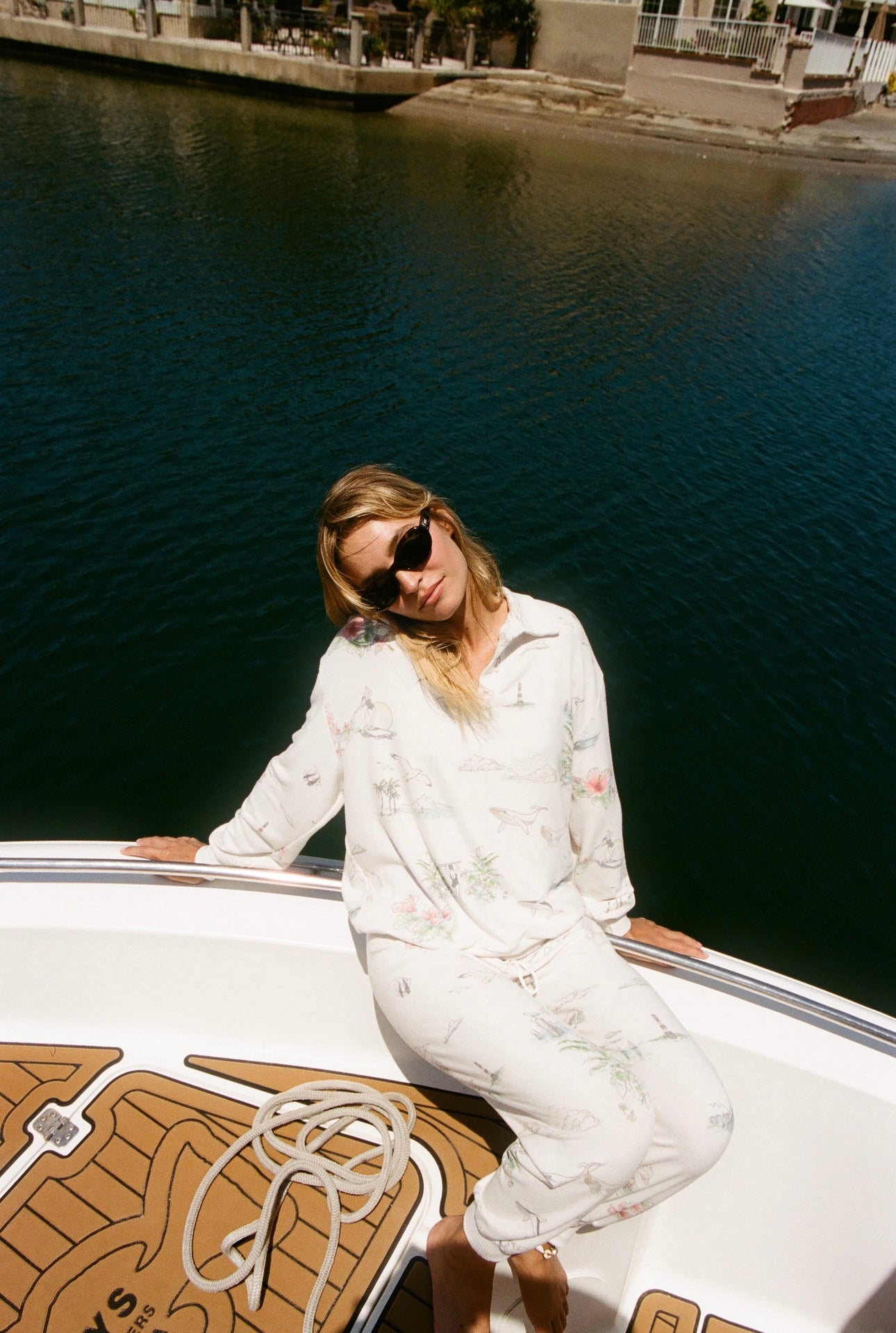 Dreams From The Shore Oversized Cozy Polo