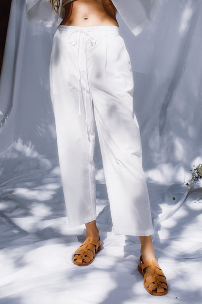 Poplin Drawstring Pant