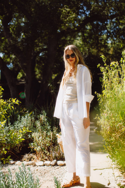 Poplin Drawstring Pant