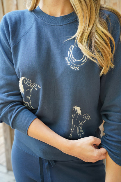 Embroidered Favorite Sweatshirt
