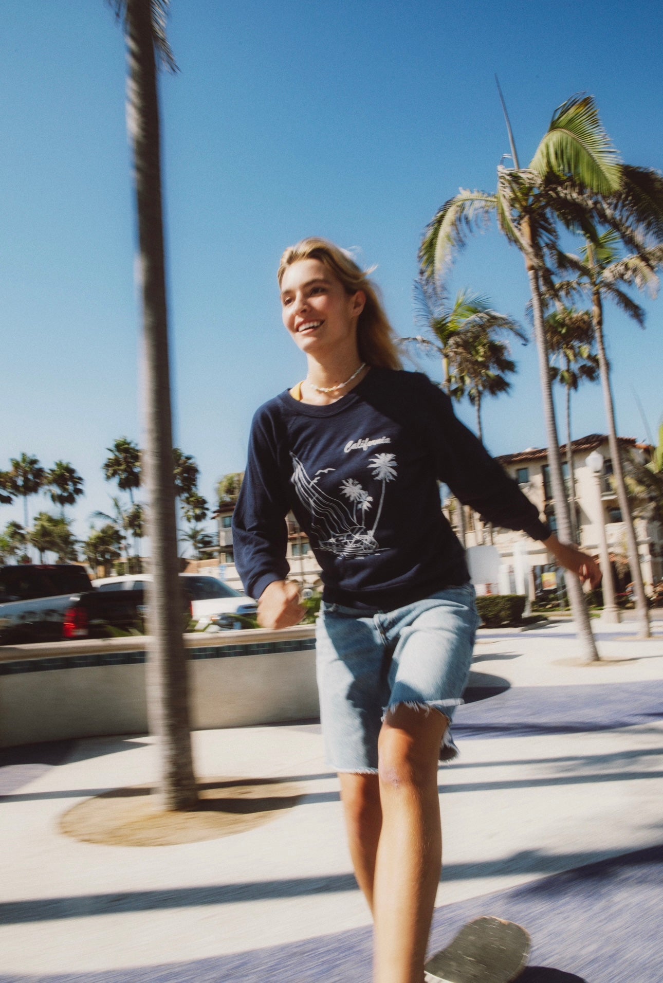 Sailing California Embroidered Favorite Sweatshirt
