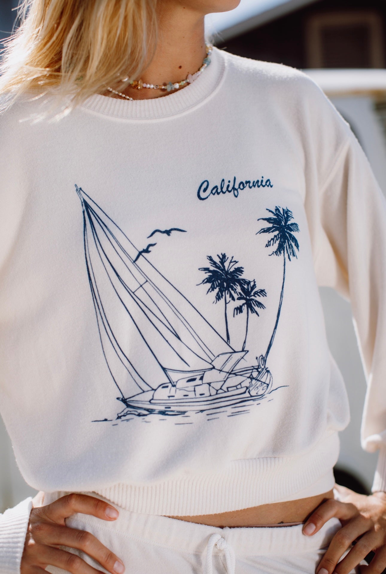 Sailing California Cozy Top