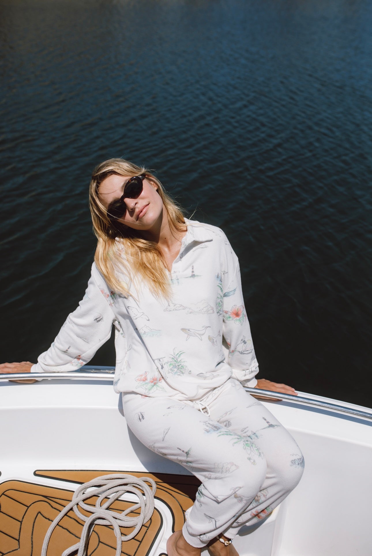 Dreams From The Shore Oversized Cozy Polo