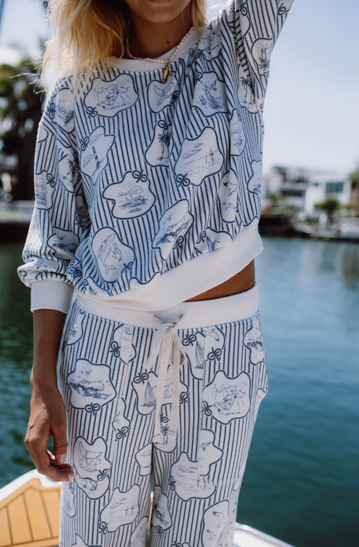 Ahoy Coastline Cozy Pants