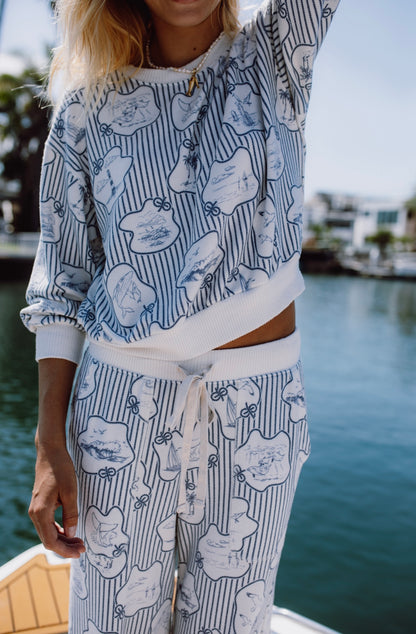 Ahoy Coastline Cozy Pants