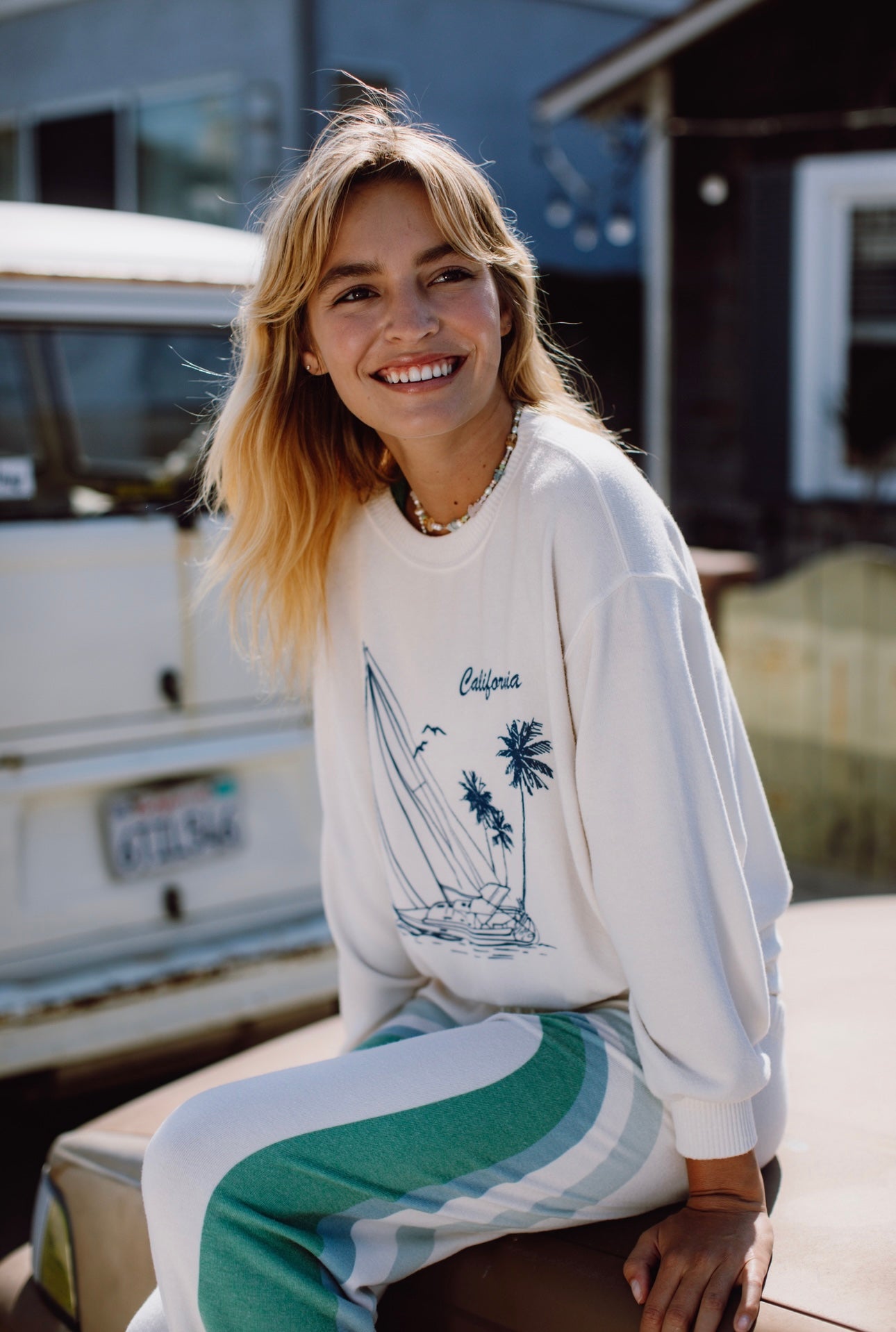 Sailing California Cozy Top