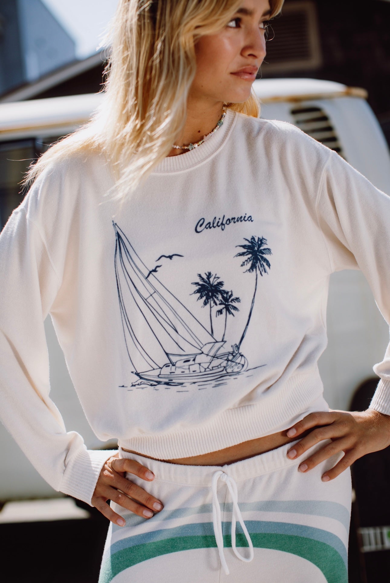 Sailing California Cozy Top