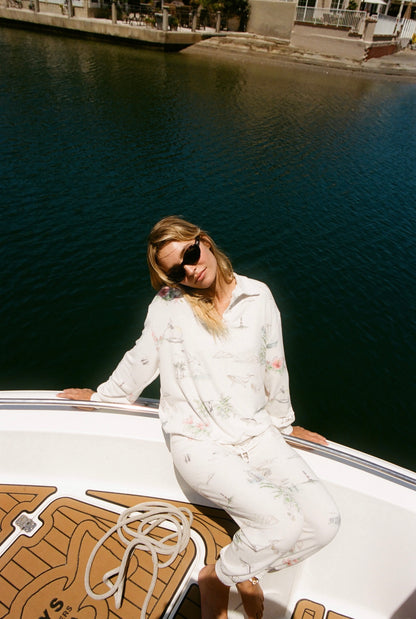 Dreams From The Shore Oversized Cozy Polo